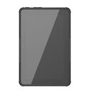 For Amazon Kindle Fire 7 2022 Tire Texture TPU + PC Tablet Case with Holder(Black)