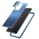For vivo S12 Pro Brushed Texture Shockproof Phone Case(Navy Blue)