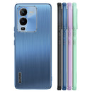 For vivo S15 Brushed Texture Shockproof Phone Case(Light Purple)