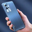 For vivo iQOO 8 Brushed Texture Shockproof Phone Case(Black)
