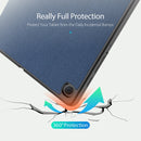For Galaxy Tab S6 Lite 10.4 inch DUX DUCIS Domo Series Horizontal Flip Magnetic PU Leather Case with Three-folding Holder & Pen Slot(Blue)