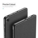 For Galaxy Tab S6 Lite 10.4 inch DUX DUCIS Domo Series Horizontal Flip Magnetic PU Leather Case with Three-folding Holder & Pen Slot(Black)