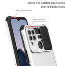 For vivo Y20 Stereoscopic Holder Sliding Camshield Phone Case(White)