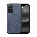 For Xiaomi Redmi Note 11T Pro Skin Feel Magnetic Leather Back Phone Case(Blue)