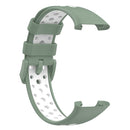 For Xiaomi Mi Band 7 Pro Breathable Sports TPU Watch Band(Green+White)