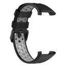 For Xiaomi Mi Band 7 Pro Breathable Sports TPU Watch Band(Black+Grey)