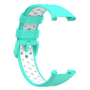 For Xiaomi Mi Band 7 Pro Breathable Sports TPU Watch Band(Cyan+White)