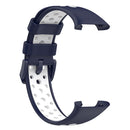 For Xiaomi Mi Band 7 Pro Breathable Sports TPU Watch Band(Dark Blue+White)