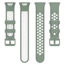 For Xiaomi Mi Band 7 Pro Breathable Sports TPU Watch Band(Black+Grey)
