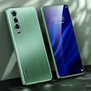 For Huawei P30 Brushed Texture Shockproof Phone Case(Matcha Green)