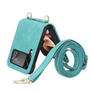 For Samsung Galaxy Z Filp4 5G Lanyard Folding Leather Phone Case(Green)