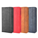 For Infinix Hot 12i Magnetic Buckle Retro Texture Leather Phone Case(Black)