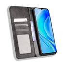For Huawei nova Y70 / nova Y70 Plus Magnetic Buckle Retro Texture Leather Phone Case(Black)