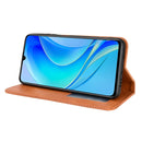 For Huawei nova Y70 / nova Y70 Plus Magnetic Buckle Retro Texture Leather Phone Case(Brown)