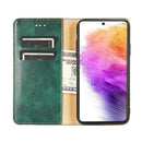 For OPPO Reno7 A JP Version Gloss Oil Solid Color Magnetic Flip Leather Phone Case(Blue)