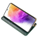 For OPPO Reno7 A JP Version Gloss Oil Solid Color Magnetic Flip Leather Phone Case(Blue)