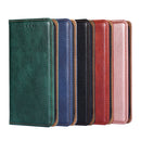 For OPPO Reno7 A JP Version Gloss Oil Solid Color Magnetic Flip Leather Phone Case(Blue)