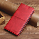 For Motorola Moto G62 5G Cow Texture Magnetic Horizontal Flip Leather Phone Case(Red)