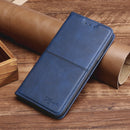 For Motorola Moto G62 5G Cow Texture Magnetic Horizontal Flip Leather Phone Case(Blue)