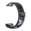 Nylon Loop Watch Band For Apple Watch Series 8&7 41mm / SE 2&6&SE&5&4 40mm / 3&2&1 38mm(Black Camouflage)