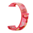 Nylon Loop Watch Band For Apple Watch Series 8&7 41mm / SE 2&6&SE&5&4 40mm / 3&2&1 38mm(Red Camouflage)