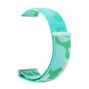 Nylon Loop Watch Band For Apple Watch Series 8&7 41mm / SE 2&6&SE&5&4 40mm / 3&2&1 38mm(Lime Camouflage)