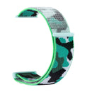 Nylon Loop Watch Band For Apple Watch Series 8&7 41mm / SE 2&6&SE&5&4 40mm / 3&2&1 38mm(Dark Green Camouflage)