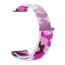 Nylon Loop Watch Band For Apple Watch Series 8&7 41mm / SE 2&6&SE&5&4 40mm / 3&2&1 38mm(Purple Camouflage)