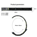 Nylon Loop Watch Band For Apple Watch Series 8&7 41mm / SE 2&6&SE&5&4 40mm / 3&2&1 38mm(Lime Camouflage)