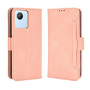 For Realme C30 4G Skin Feel Calf Texture Card Slots Leather Phone Case(Pink)