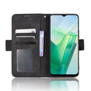 For vivo T2X 5G Skin Feel Calf Texture Card Slots Leather Phone Case(Black)