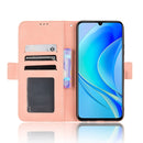 For Huawei nova Y70 / nova Y70 Plus Skin Feel Calf Texture Card Slots Leather Phone Case(Pink)