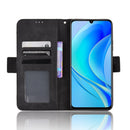 For Huawei nova Y70 / nova Y70 Plus Skin Feel Calf Texture Card Slots Leather Phone Case(Black)