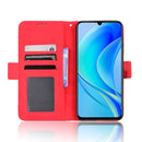 For Huawei nova Y70 / nova Y70 Plus Skin Feel Calf Texture Card Slots Leather Phone Case(Red)