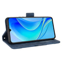 For Huawei nova Y70 / nova Y70 Plus Skin Feel Calf Texture Card Slots Leather Phone Case(Blue)