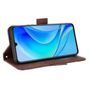 For Huawei nova Y70 / nova Y70 Plus Skin Feel Calf Texture Card Slots Leather Phone Case(Brown)