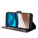 For Motorola Moto G42 Diamond Texture Leather Phone Case(Black)