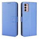 For Motorola Moto G42 Diamond Texture Leather Phone Case(Blue)