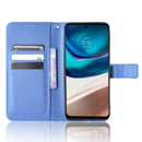 For Motorola Moto G42 Diamond Texture Leather Phone Case(Blue)