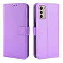 For Motorola Moto G42 Diamond Texture Leather Phone Case(Purple)