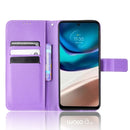 For Motorola Moto G42 Diamond Texture Leather Phone Case(Purple)