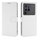 For vivo X80 Pro 5G Diamond Texture Leather Phone Case(White)