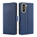 For Huawei nova 10 Ultra-thin Voltage Side Buckle Horizontal Flip Leather Phone Case(Blue)