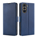 For Huawei nova 10 Pro Ultra-thin Voltage Side Buckle Horizontal Flip Leather Phone Case(Blue)