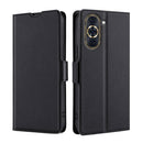 For Huawei nova 10 Pro Ultra-thin Voltage Side Buckle Horizontal Flip Leather Phone Case(Black)
