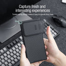For Samsung Galaxy S22 Ultra 5G NILLKIN Synthetic Fiber Camshield Phone Case(Black)