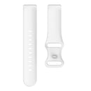 For Xiaomi Haylou Smart Watch LS01 19mm Butterfly Buckle Silicone Watch Band(White)