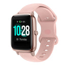 For Xiaomi Haylou Smart Watch LS01 19mm Butterfly Buckle Silicone Watch Band(Pink)