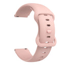 For Xiaomi Haylou Smart Watch LS01 19mm Butterfly Buckle Silicone Watch Band(Pink)