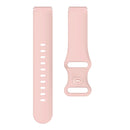For Xiaomi Haylou Smart Watch LS01 19mm Butterfly Buckle Silicone Watch Band(Pink)
